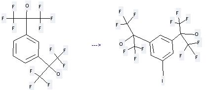 1,3-Benzenedimethanol, α1,α1,α3,α3-tetrakis(trifluoromethyl)- is used to produce 1,1,1,3,3,3-Hexafluoro-2-[3-iodo-5-(2,2,2-trifluoro-1-hydroxy-1-trifluoromethyl-ethyl)-phenyl]-propan-2-ol.
